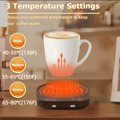 110V/220V Coffee Mug Warmer Timing Cup Heater Hot Tea Makers Heating Pad Warmer Coaster Electric Hot Plate Coffee Heater 36W