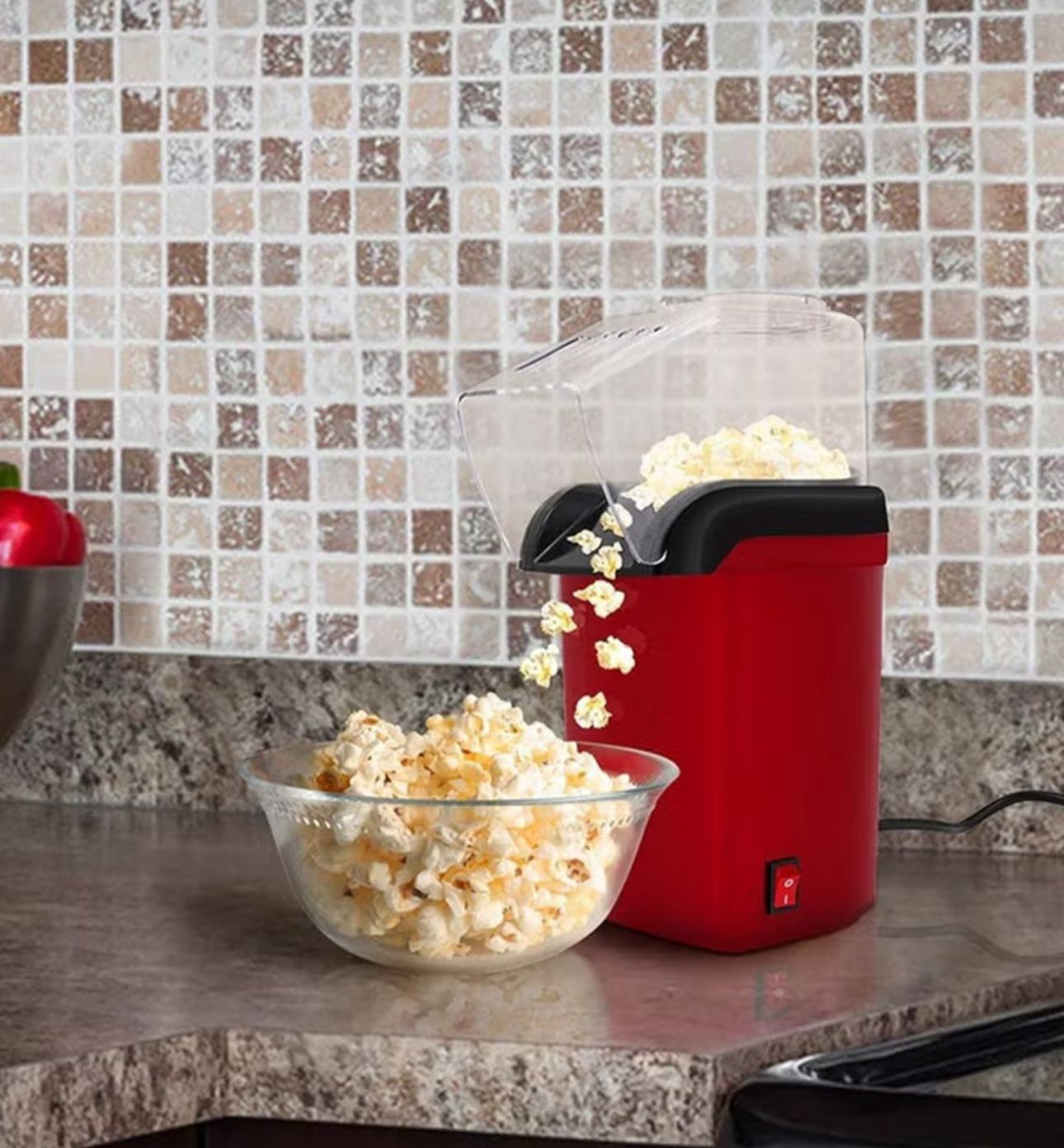 🔥🚀 جهاز صنع الفشار الرهيب 1200W Popcorn Maker JMK9001 🚀🔥